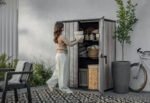 Keter Vertical Storage Shed Storm Grey - Image 2