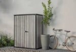 Keter Vertical Storage Shed Storm Grey - Image 3