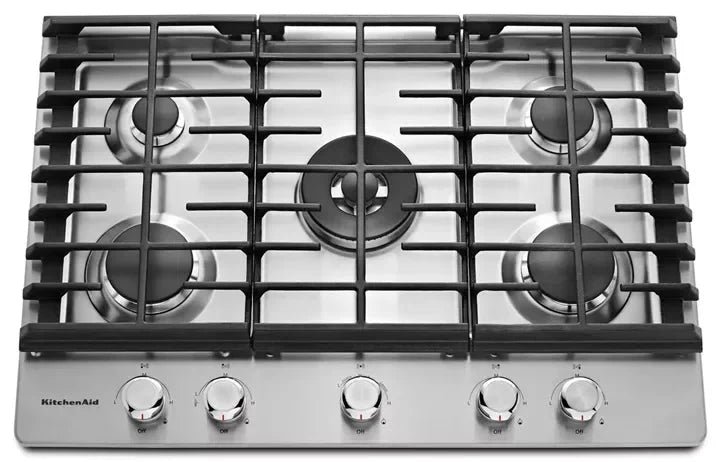 kitchenaid-30-5-burner-gas-cooktops-kcgs550ess-9987363.jpg KitchenAid 30″ 5-Burner Gas Cooktops KCGS550ESS - Image 1