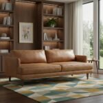 Lennox Leather Sofa – Brown