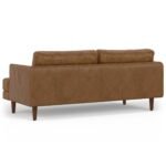 Lennox Leather Sofa – Brown - Image 5