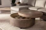 Lulu Leather Storage Ottoman - Image 3