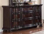 McFerran Home Furnishing B367 Brown Wood Bedroom Set - Image 4