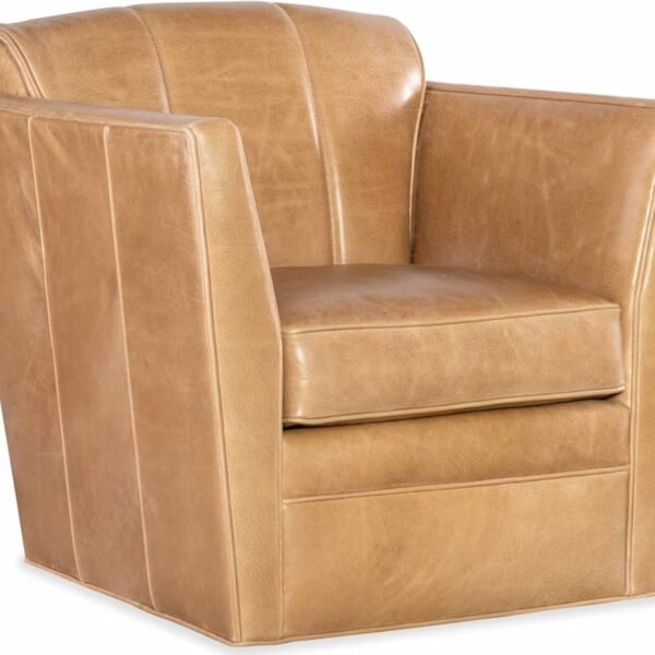 Mila Leather Swivel Chair