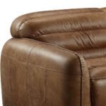 Phillips Leather Sofa – Dark Brown - Image 4