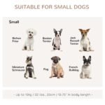 Rattan Dog Crate, Wicker Dog Cage with Lockable Door and Soft Washable Cushion, Dog Kennel Furniture for Small Sized Dogs, Grey - Image 5