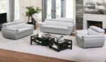 Sterling Leather Seating Set – White - Image 3