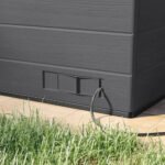 Suncast 8 ft. x 7 ft. Cabana Entertainment Resin Shed with Floor - Image 5