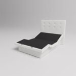 The Dawn House Bed – Adjustable Base Split King Ivory – Floor Model - Image 4