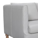 The Ravello – Gray Leather Sofa - Image 5