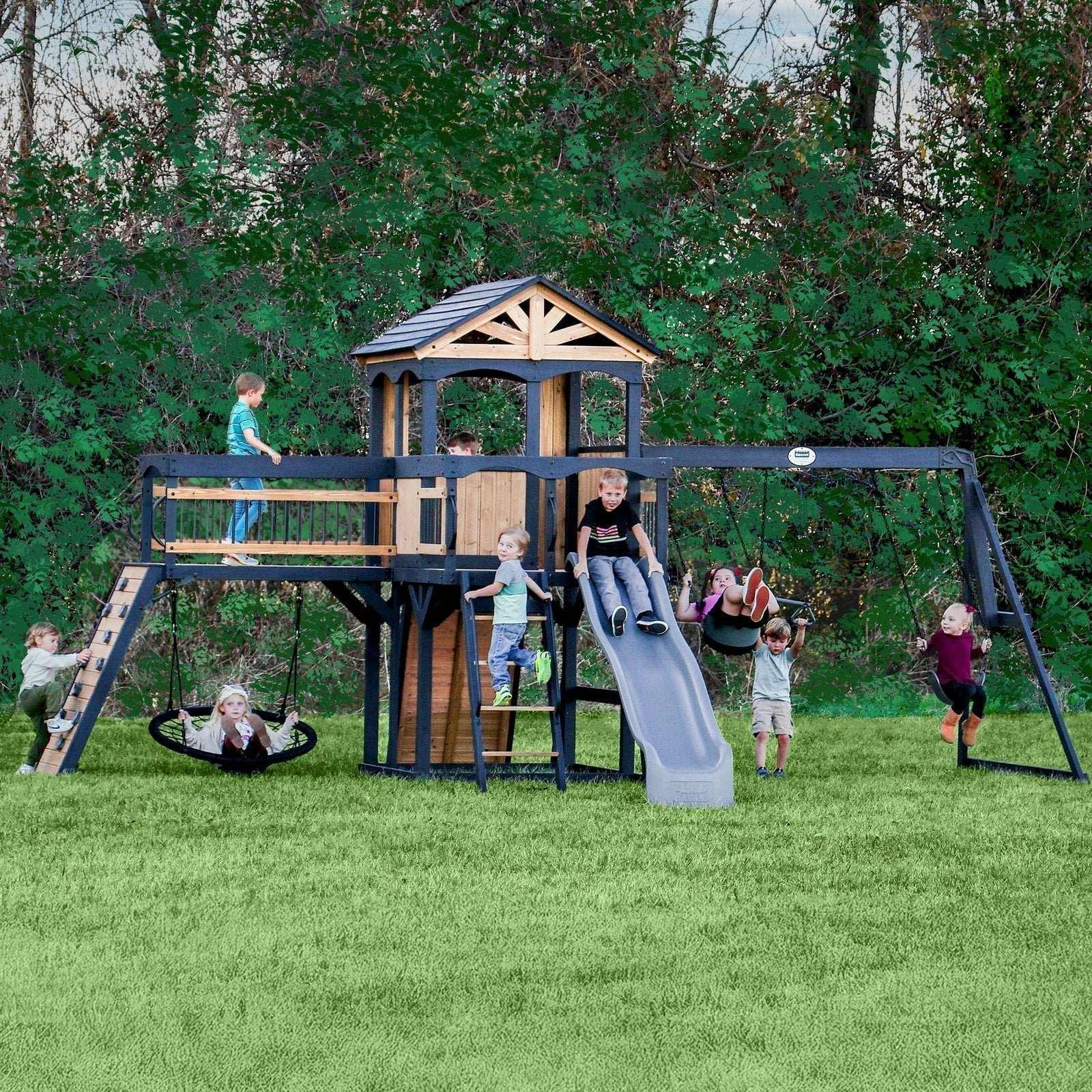 timber-crossing-swing-set-1136747-1.jpg Timber Crossing Swing Set - Image 1