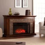 Unbranded Null Ithaca 60 In. W Simulated Stone Electrics Fireplaces - Image 2