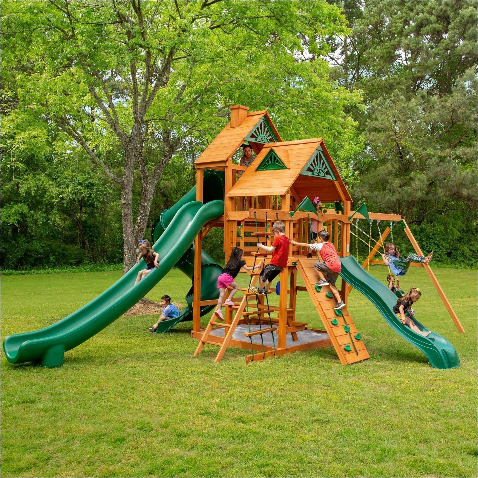 wilderness-retreat-swing-set-7309371.jpg Wilderness Retreat Swing Set - Image 1