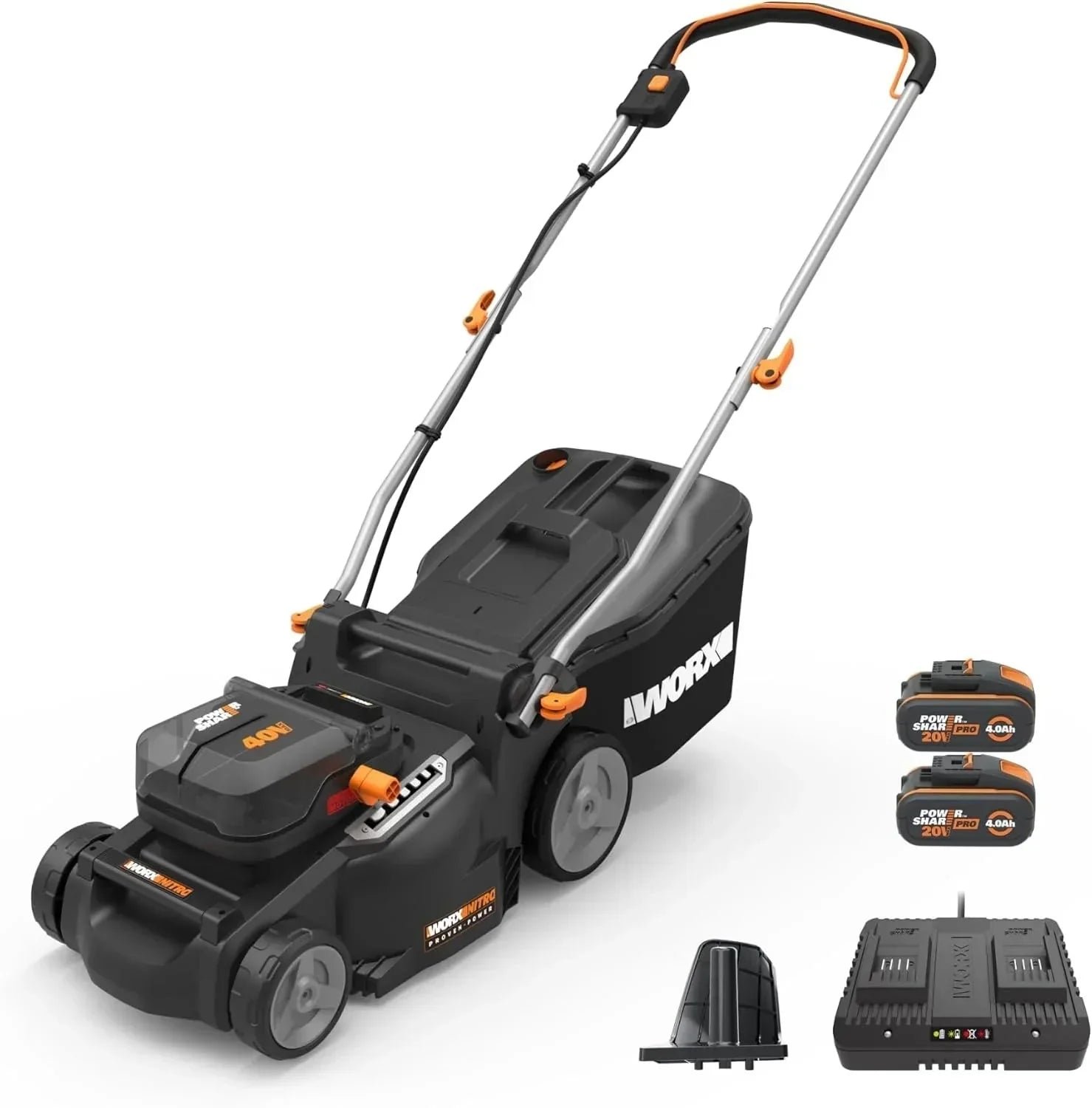 worx-nitro-40v-16-cordless-lawn-mowers-wbrushless-motor-20-intellicut-3232935.jpg WORX Nitro 40V 16″ Cordless Lawn Mowers w/Brushless Motor 2.0 & Intellicut. - Image 1