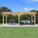 Yardistry Meridian Pergola Natural Cedar 10 ft×22 ft - Image 3